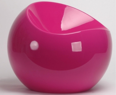Fauteuil Ball Chair, fuchsia - Soldes (2)