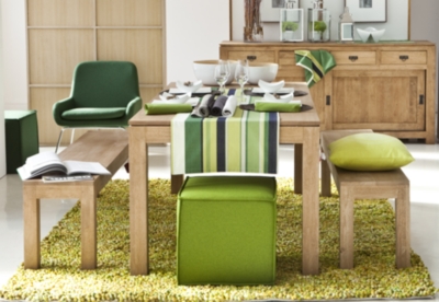 Table rectangulaire + 2 bancs Na...