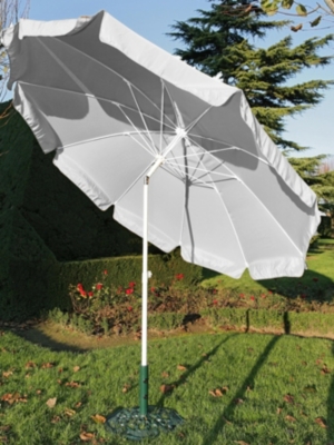 Parasol Alu. Baleines fibre de verre  coloris...