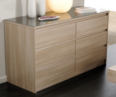Commode 6 tiroirs Perrine   