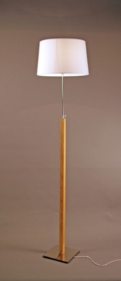 Lampadaire Quatro, chêne clair   