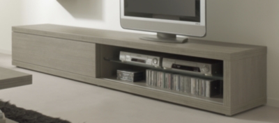 Meuble TV 1 porte coulissante Ro...
