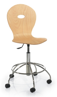 Chaise de bureau bois Soline   