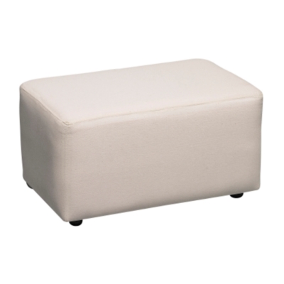 Lot de 2 poufs rectangulaires Soya   