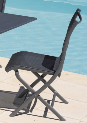 Lot de 2 fauteuils pliants Elég...