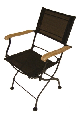 Lot de 2 fauteuils pliants fer f...