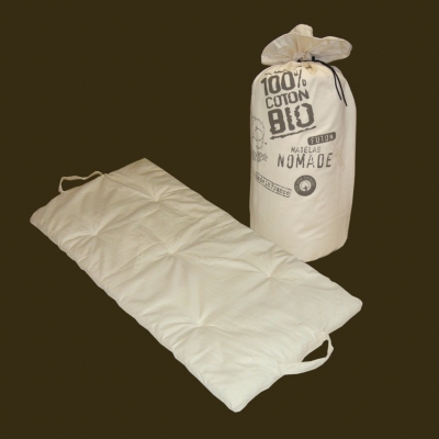 Matelas bébé nomade 100% coton Bio   