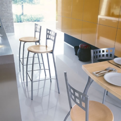Lot de 2 chaises de bar Party 75 cm   