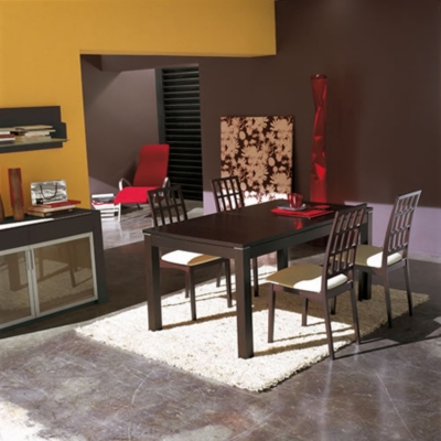 Table Frances Wengé extensible ...