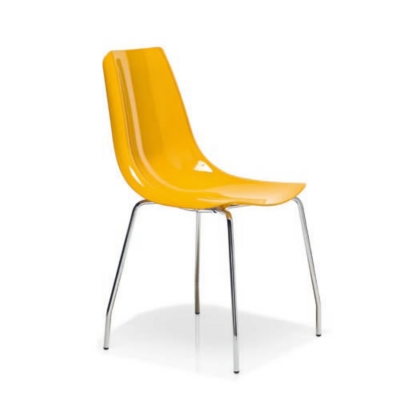 Lot de 2 chaises Lynea chromées...
