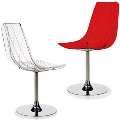 Chaise Lynea pivotante chromée ...
