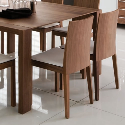 Lot de 2 chaises Strike noyer   