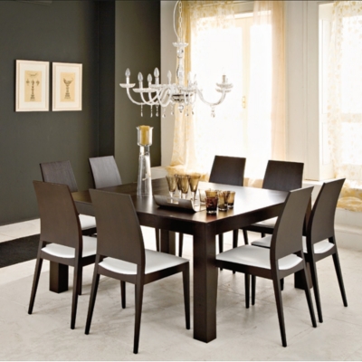 Table Next, teintée Wengé   
