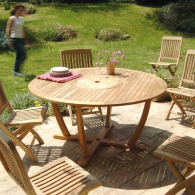 Table ronde Normandie, gamme Lux...