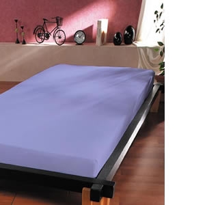 MATELSOM Drap Housse Uni - Coloris Pastels - (100% coton)