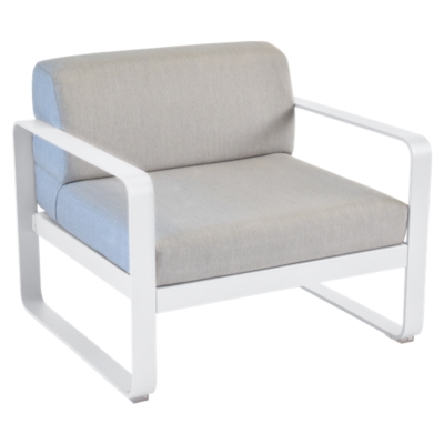 Fauteuil Bellevie Fermob Avec Coussins Gris Flanelle