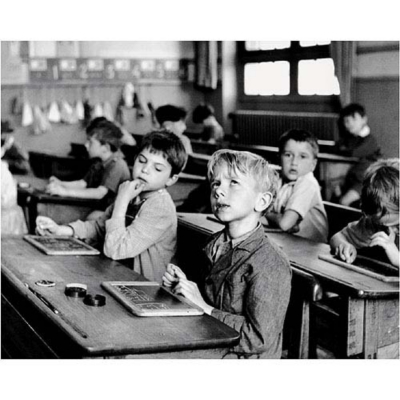 L'information scolaire, 1956, Robert DOISNEAU (19121994