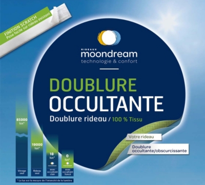 Occultante universelle pour rideau moondream Occultants rideaux Créatif