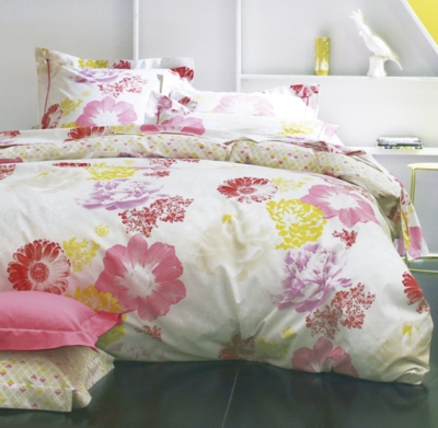 Housse de couette flanelle Orlando BLANC DES ...