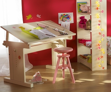 Bureau Iris teinté ivoire   