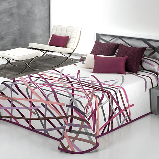 idéal pour le lit et le canapé 100 % coton 200 x 250 cm Belle Living Atil Couvre-lit de qualité supérieure avec des franges faites à la main