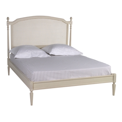 Lit Canne Romance Blanc