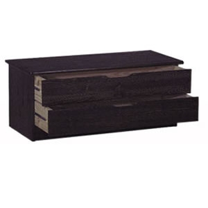 Banc De Lit Commode Kobe 2 Tiroirs Finition Wenge